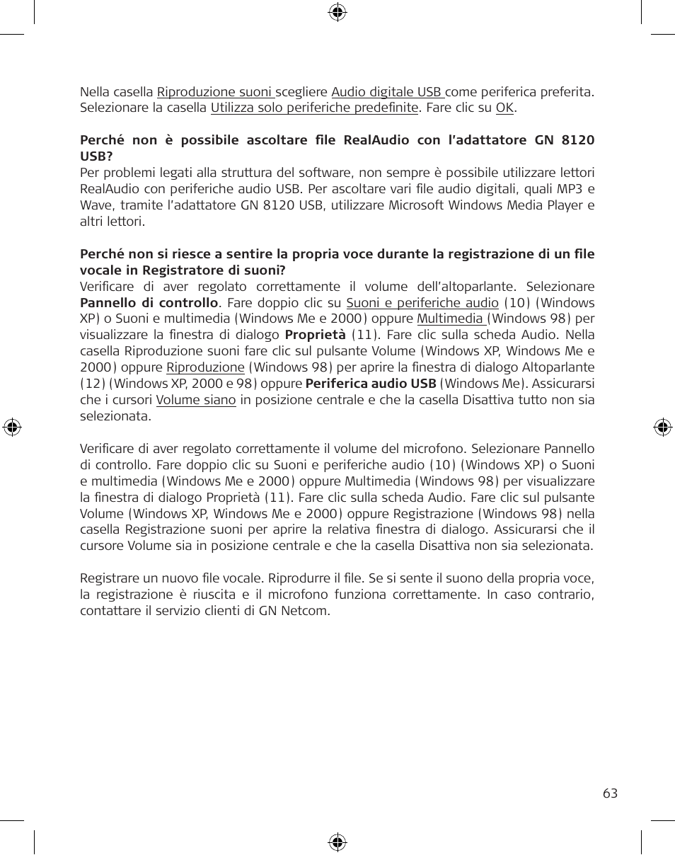 GN Netcom GN 8120 User Manual | Page 63 / 103