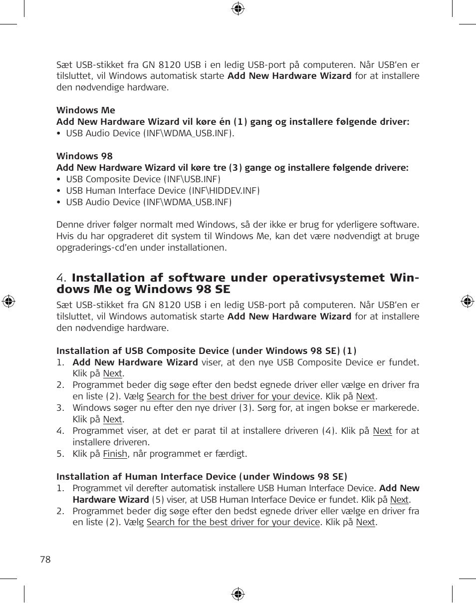 GN Netcom GN 8120 User Manual | Page 78 / 103
