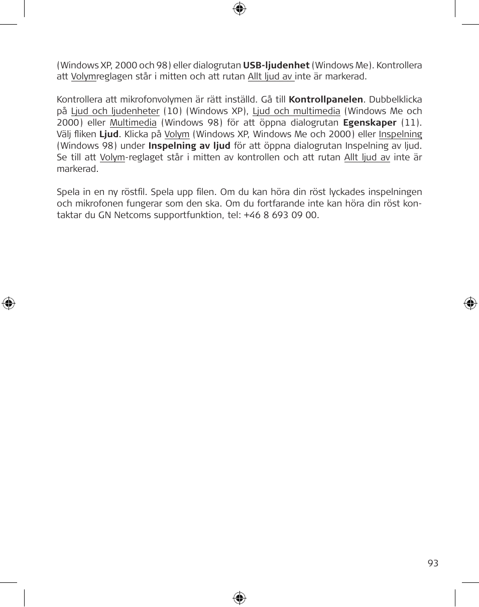 GN Netcom GN 8120 User Manual | Page 93 / 103