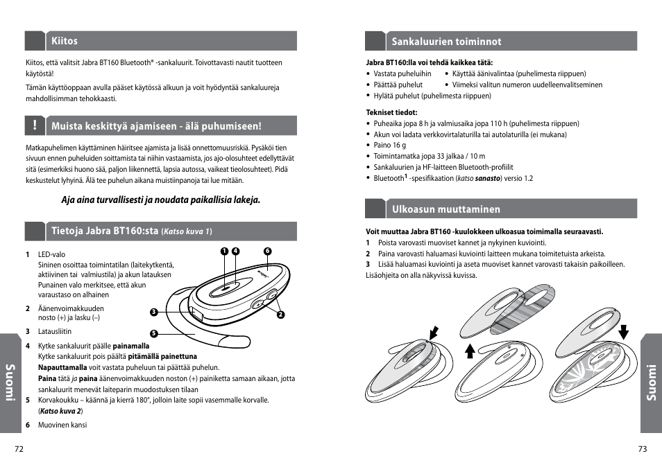 Su om i | GN Netcom Jabra BT160 User Manual | Page 39 / 63
