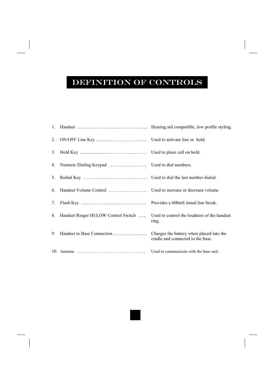 Handset unit | GN Netcom 9000MWD User Manual | Page 14 / 35