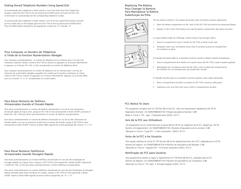 GN Netcom GN 7100 User Manual | Page 6 / 8