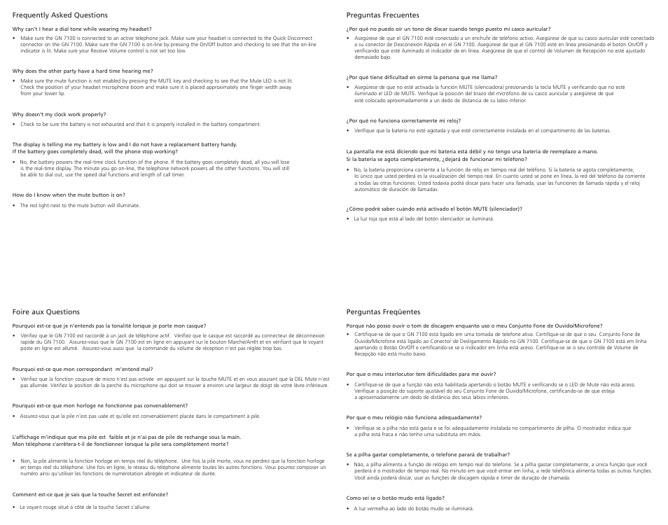 GN Netcom GN 7100 User Manual | Page 7 / 8