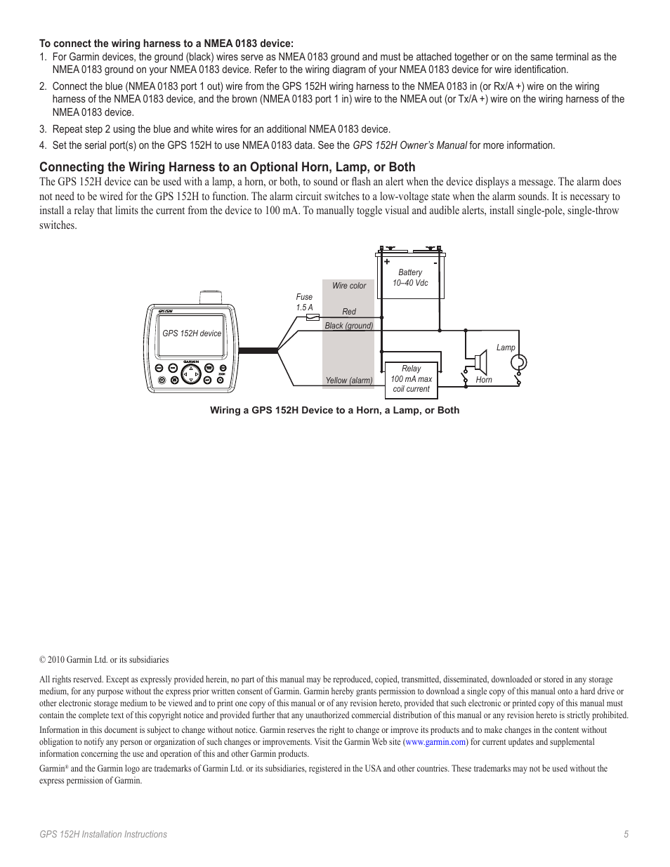 Garmin GPS 190-01219-91 User Manual | Page 5 / 36