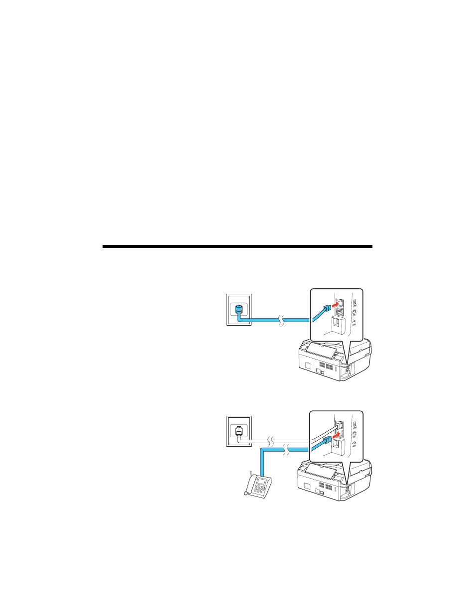 Faxing a document, Connecting a phone or answering machine | Garmin WORKFORCE 320 User Manual | Page 15 / 56