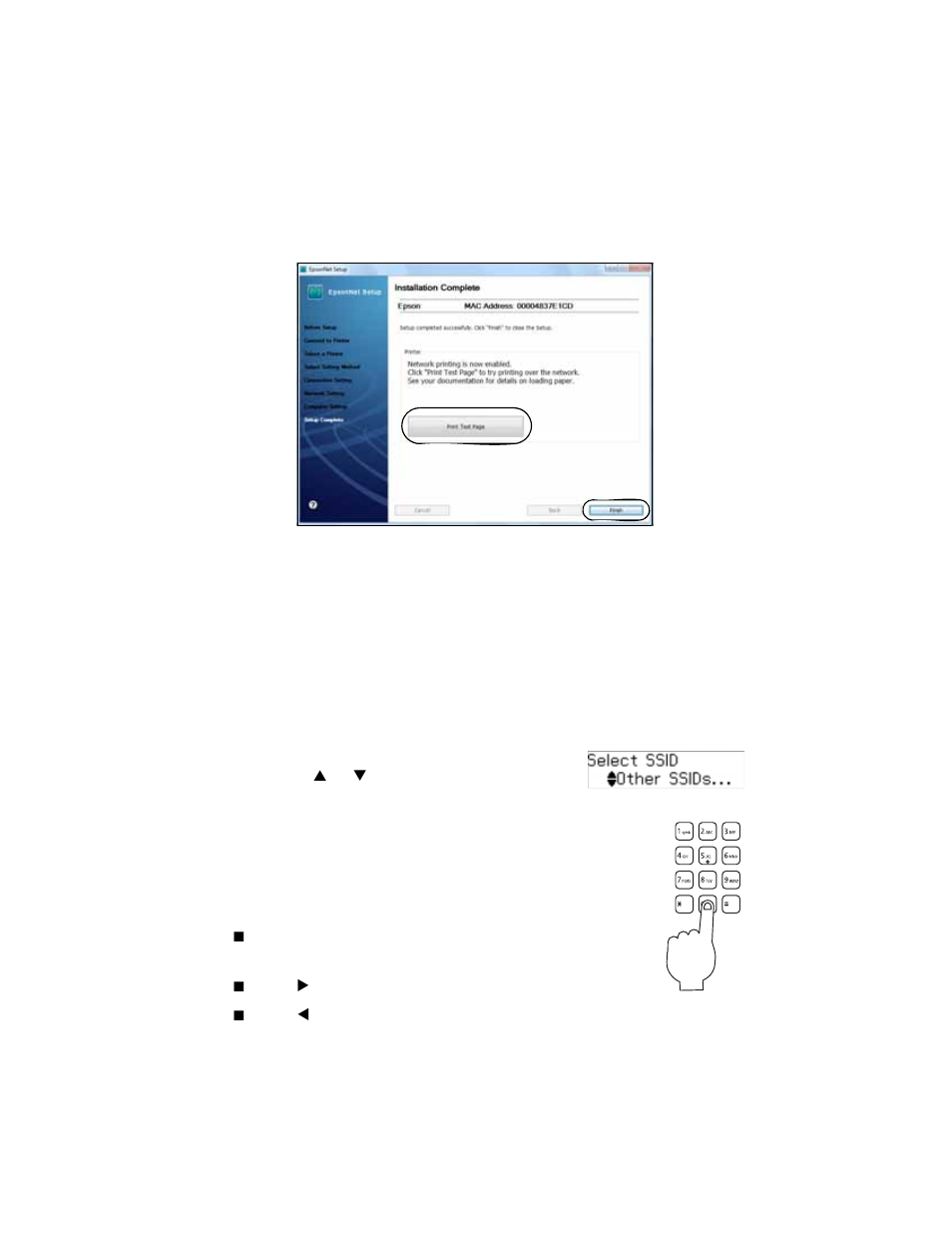 Entering your ssid manually, The steps in “entering your ssid, To step 10 o | Garmin WORKFORCE 320 User Manual | Page 36 / 56