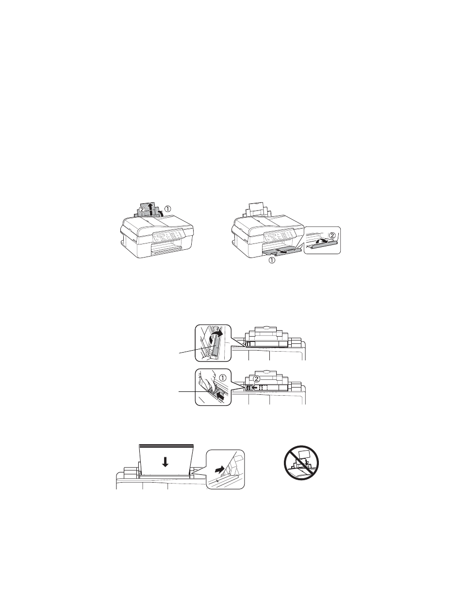 Loading paper | Garmin WORKFORCE 320 User Manual | Page 4 / 56