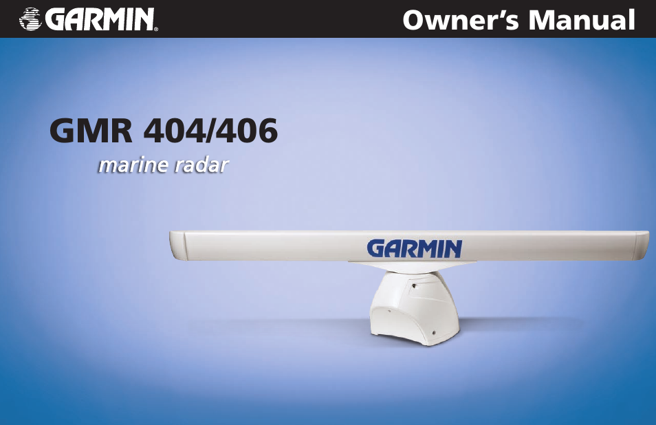 Garmin GMR 404 User Manual | 26 pages