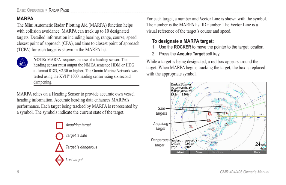 Garmin GMR 404 User Manual | Page 14 / 26