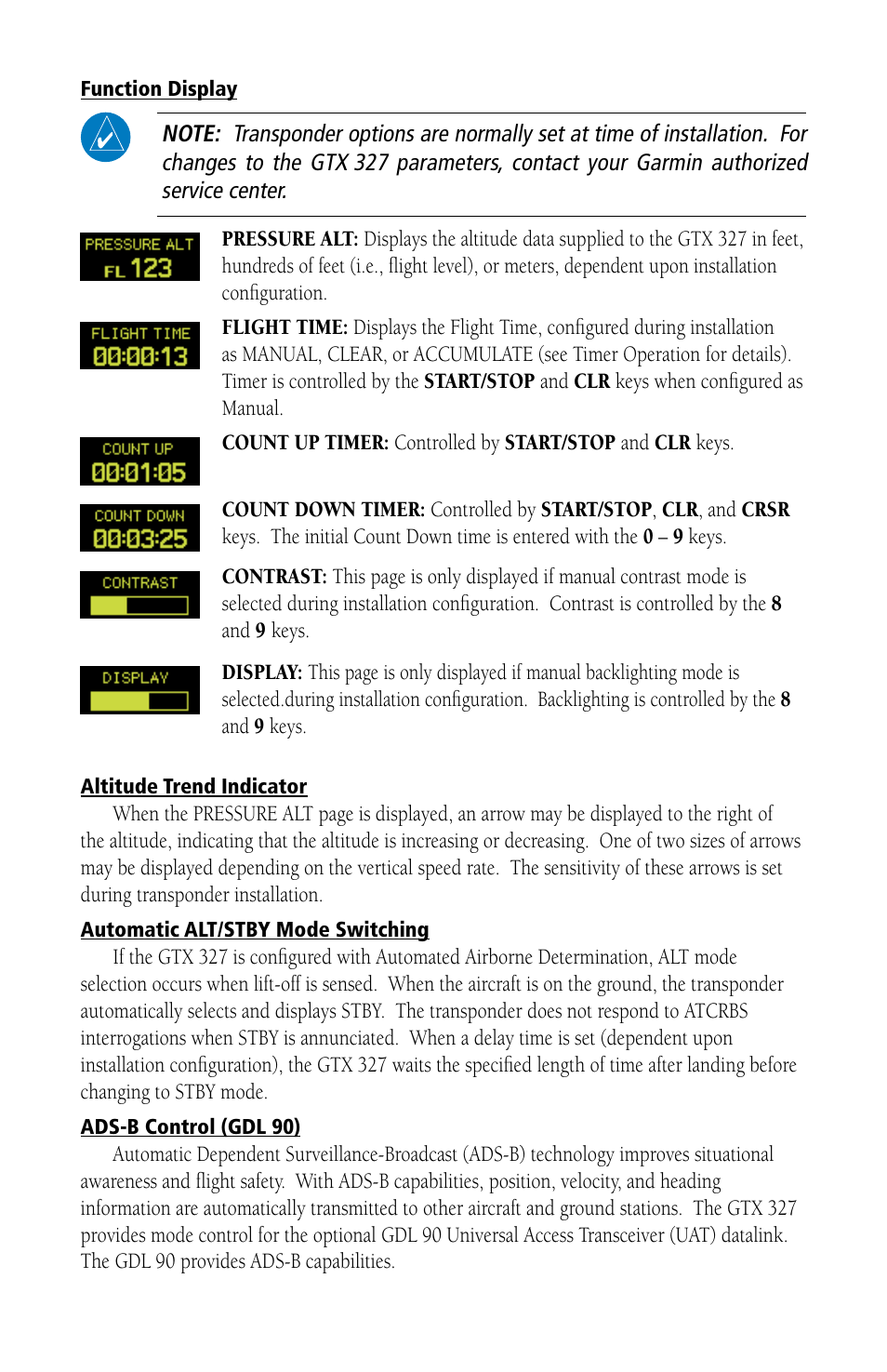 Garmin GTX 327 User Manual | Page 6 / 8