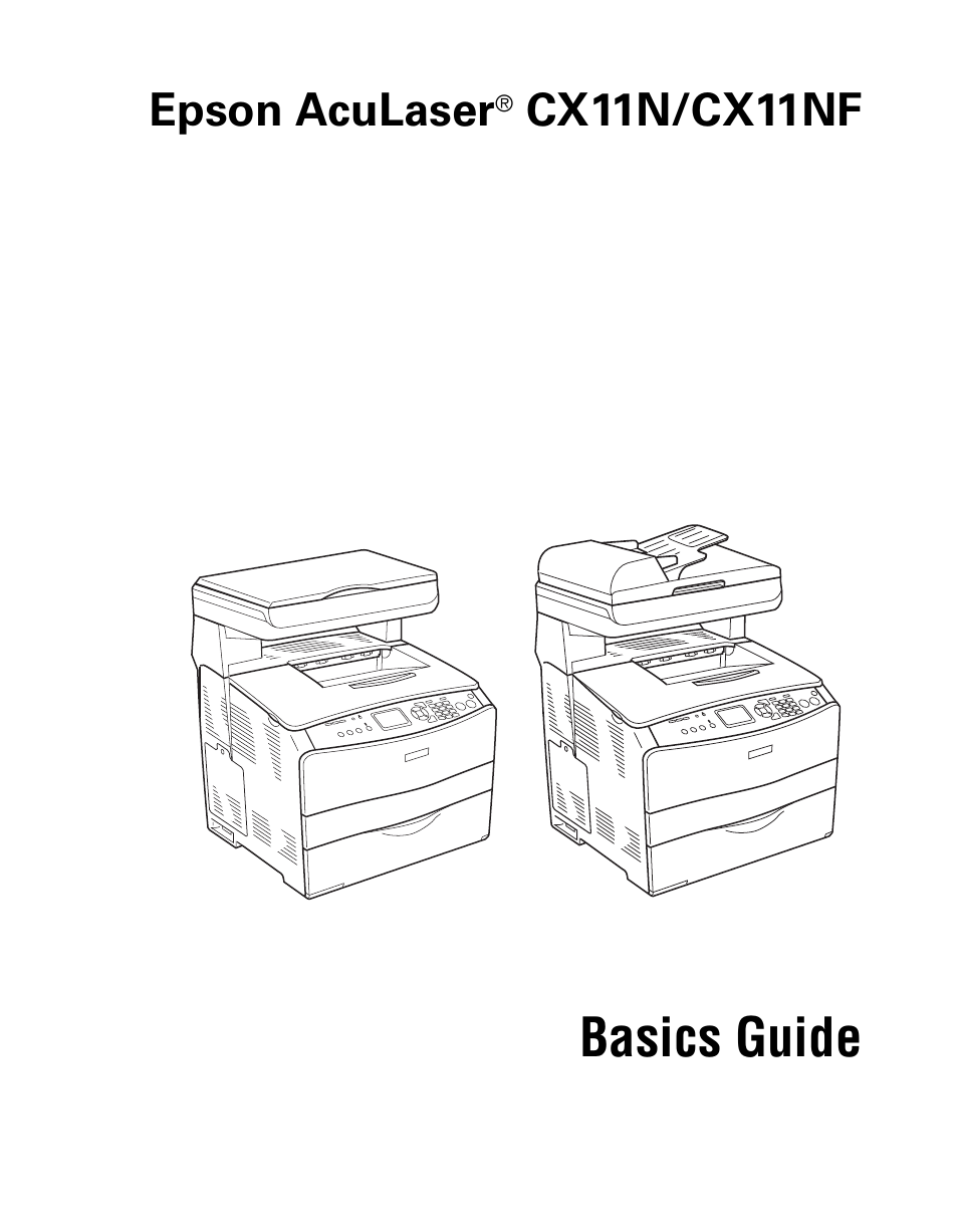 Epson CX11NF User Manual | 144 pages