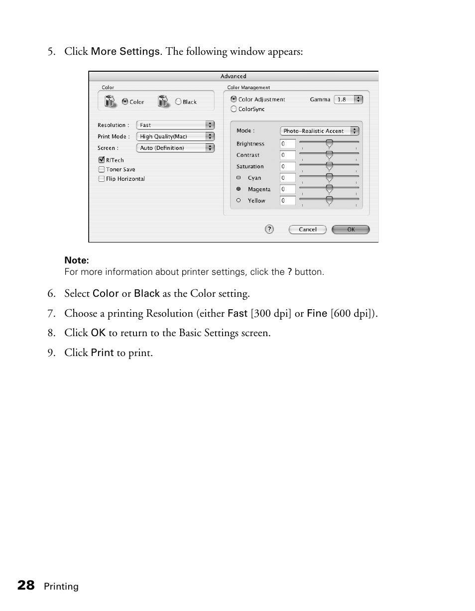 Epson CX11NF User Manual | Page 28 / 144