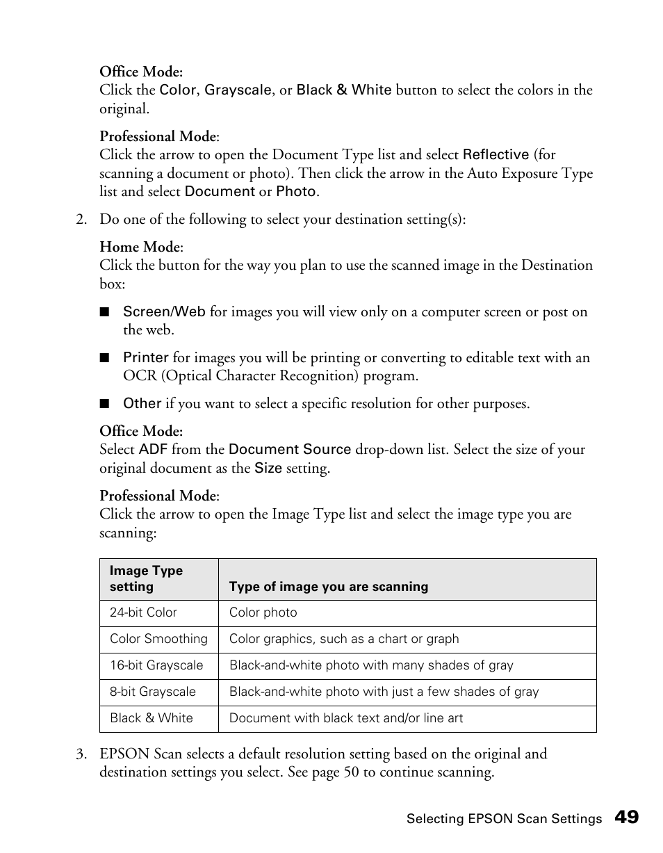 Epson CX11NF User Manual | Page 49 / 144