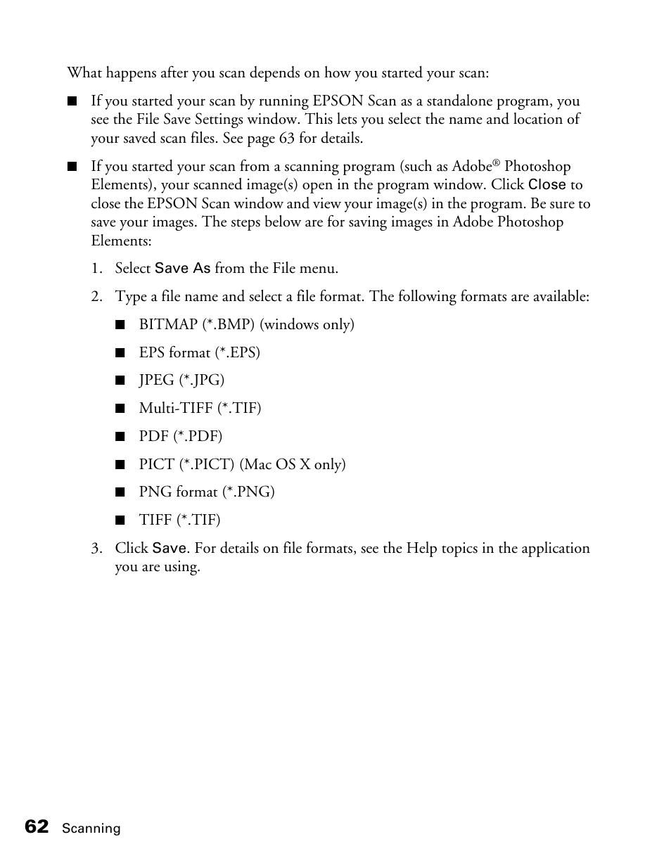 Epson CX11NF User Manual | Page 62 / 144