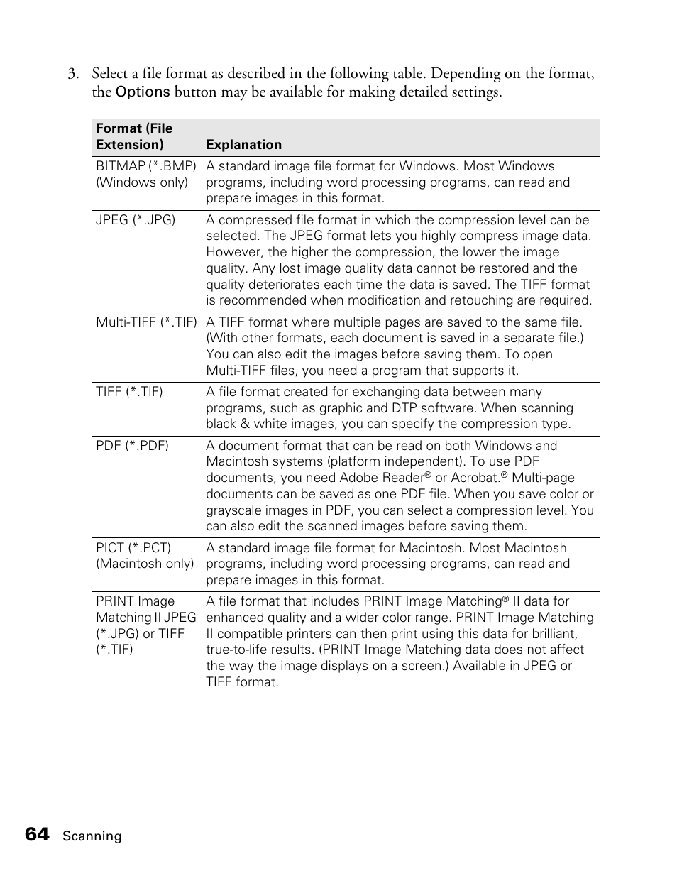 Epson CX11NF User Manual | Page 64 / 144