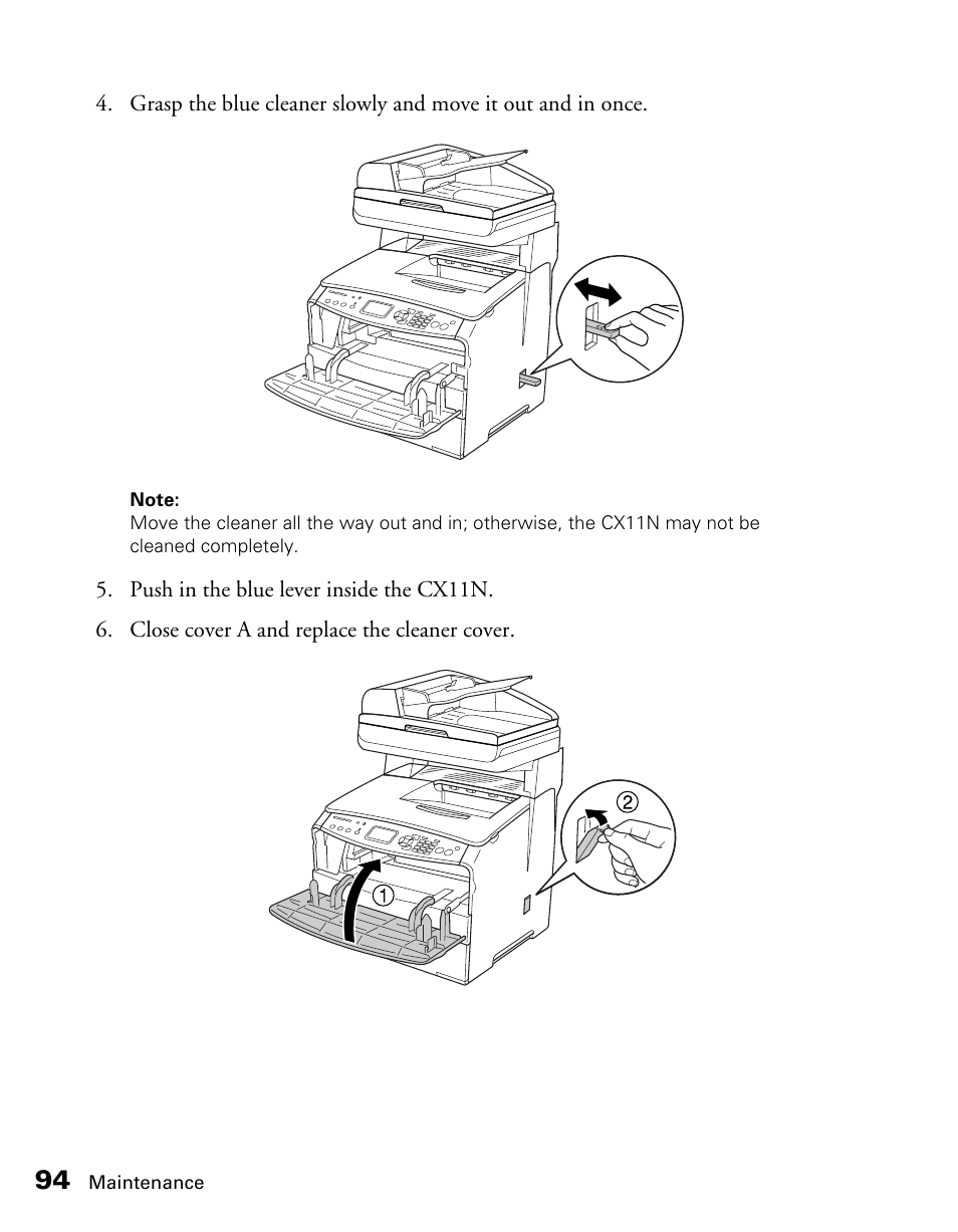 Epson CX11NF User Manual | Page 94 / 144