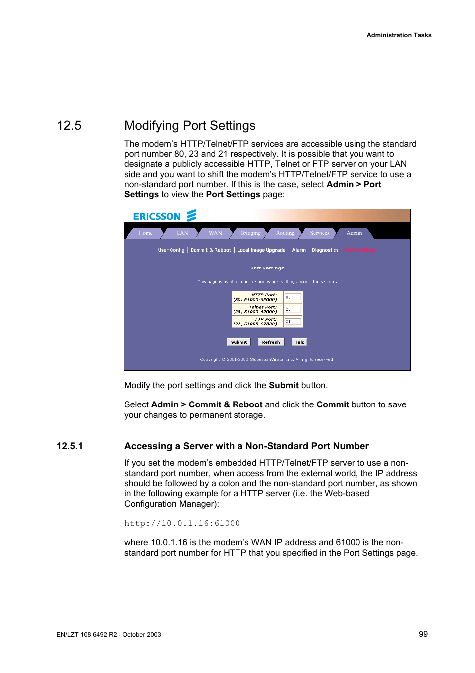 5 modifying port settings | Garmin HM210DP/DI User Manual | Page 107 / 135