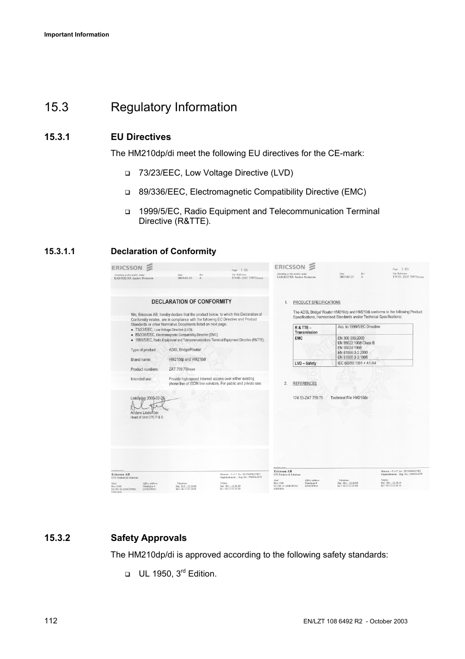 3 regulatory information | Garmin HM210DP/DI User Manual | Page 120 / 135