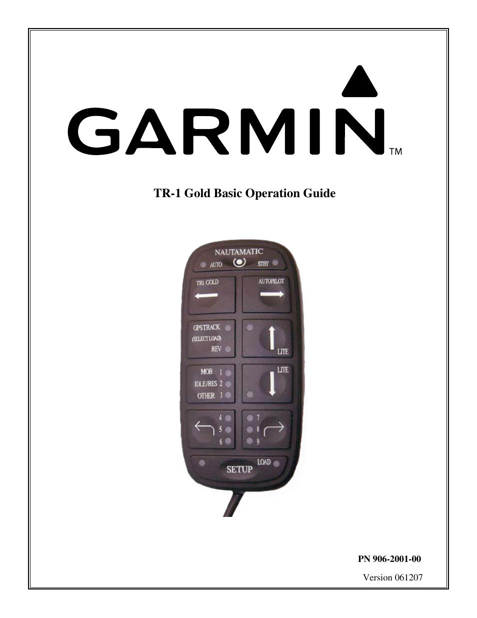 Garmin PN 906-2001-00 User Manual | 9 pages