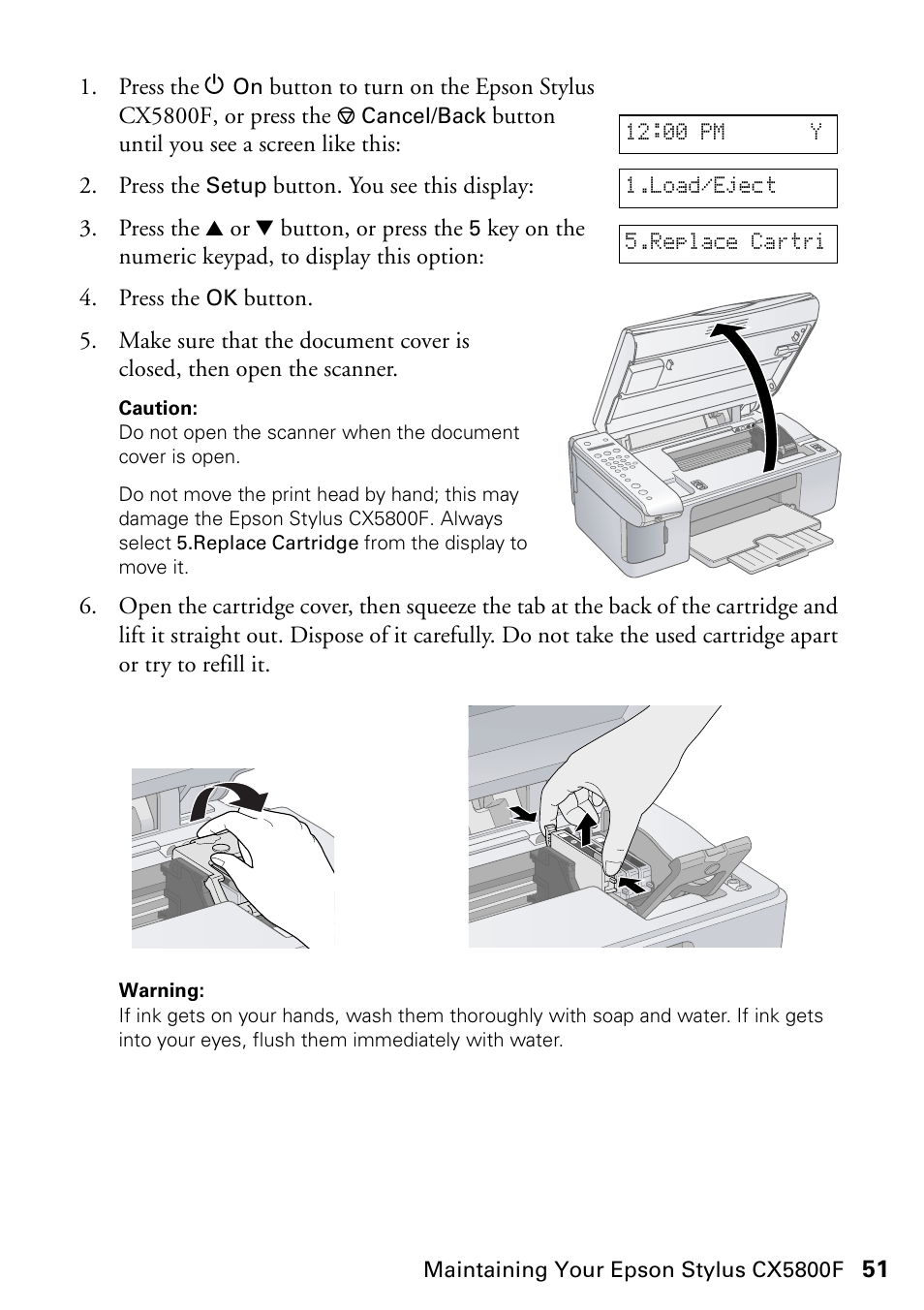 Garmin STYLUS CX5800F User Manual | Page 51 / 72