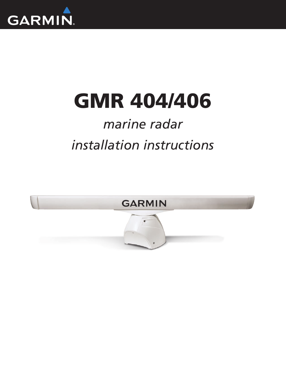 Garmin GMR 190-00669-02 User Manual | 17 pages