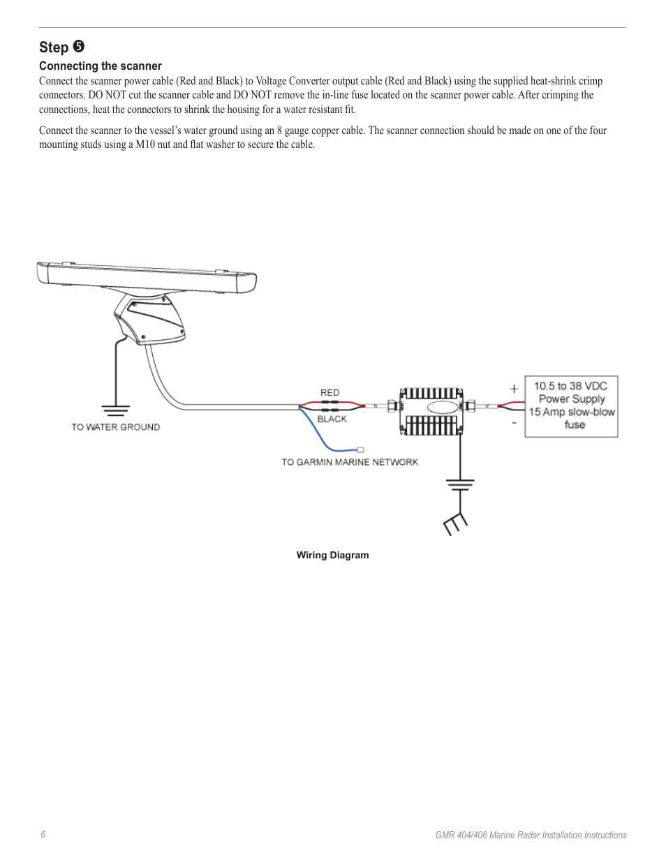 Step | Garmin GMR 190-00669-02 User Manual | Page 8 / 17
