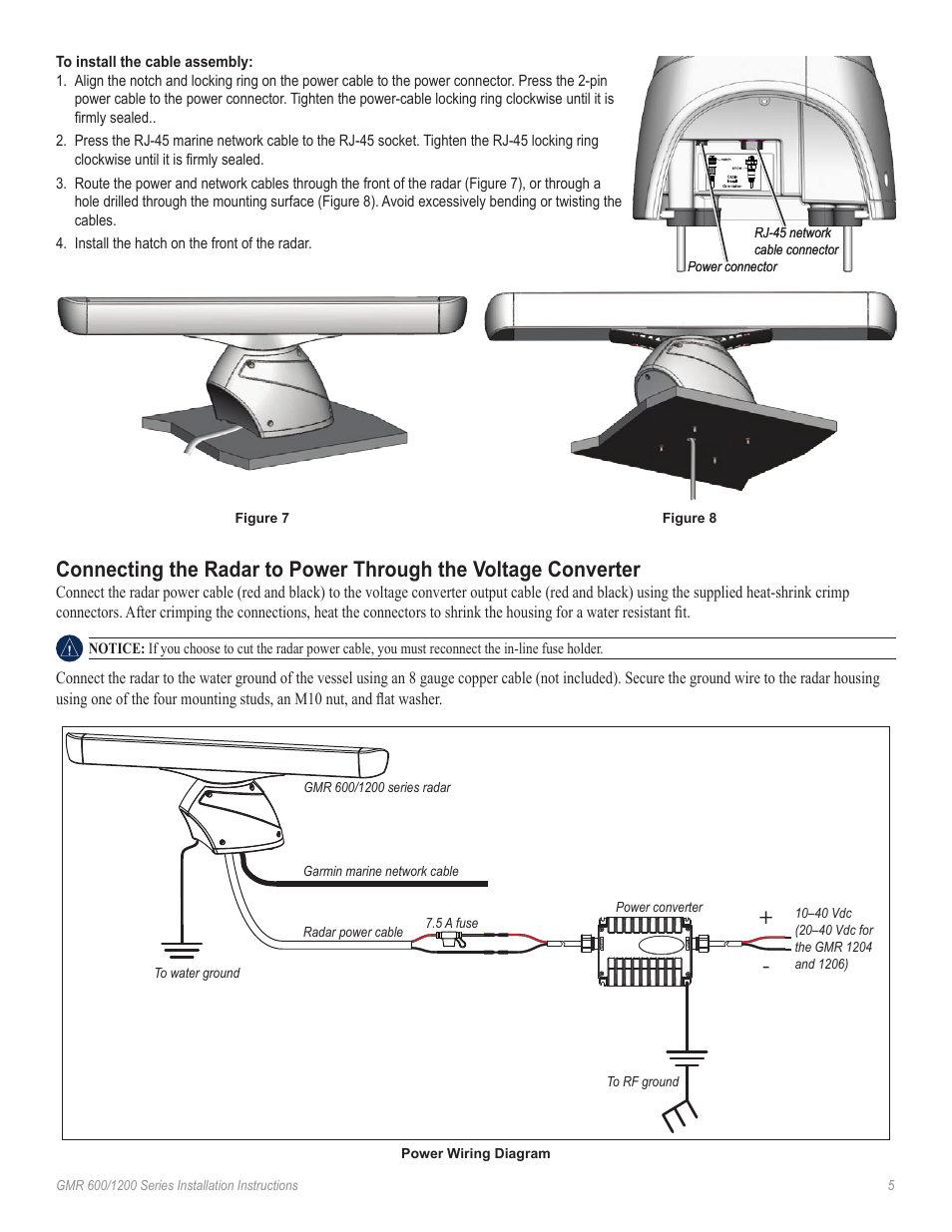 Garmin GMR 606 User Manual | Page 5 / 14