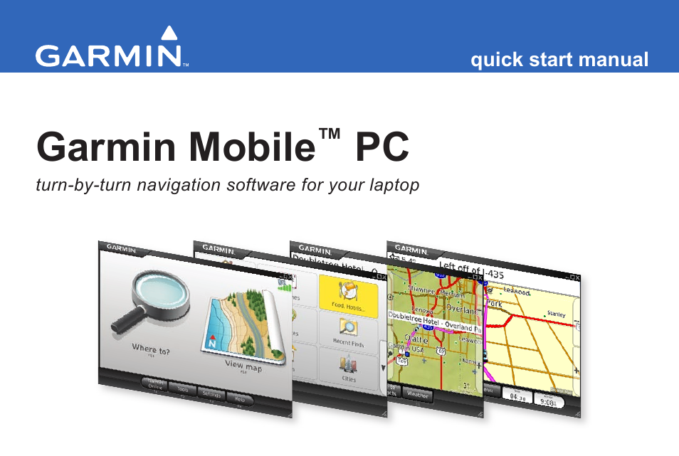 Garmin Mobile PC User Manual | 12 pages