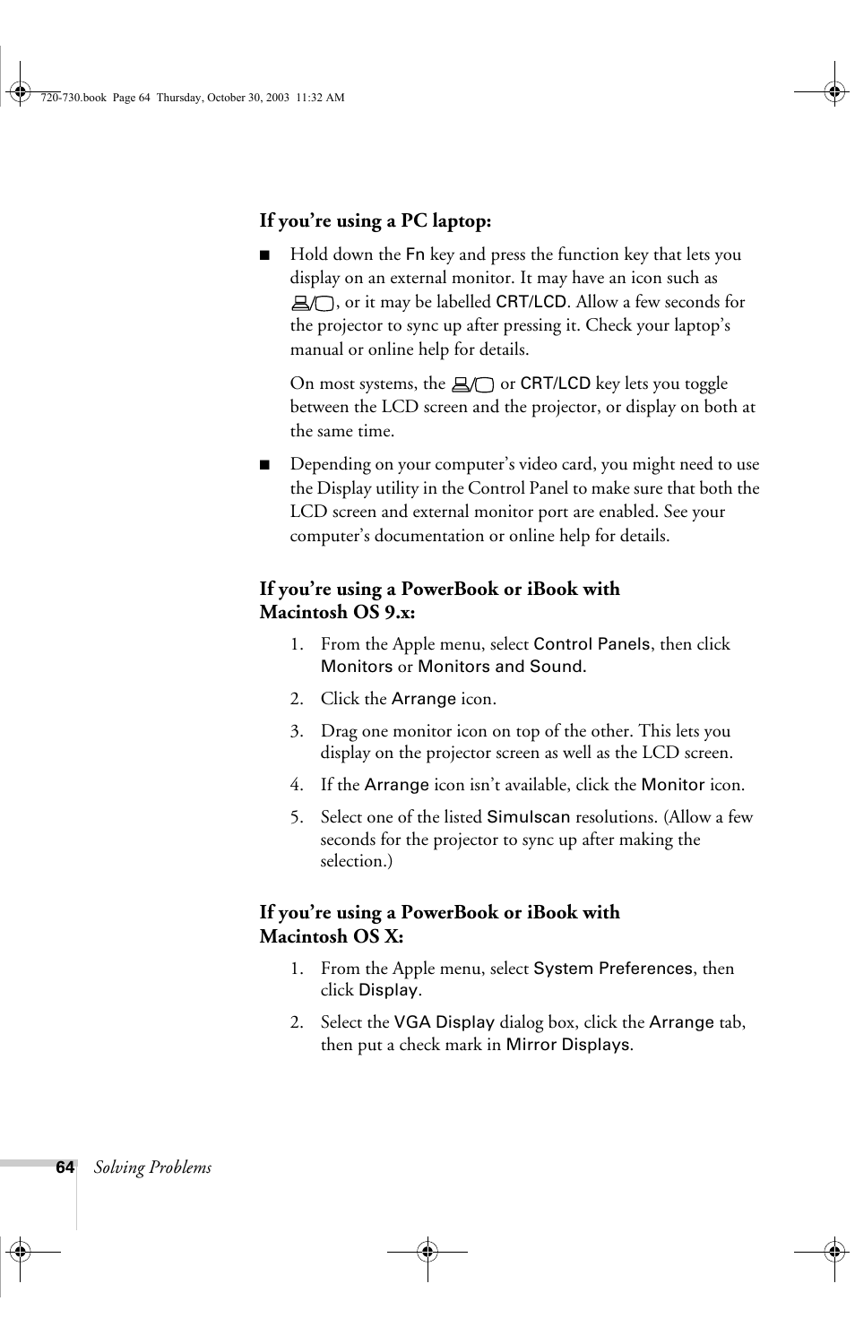 Epson 720c User Manual | Page 70 / 106