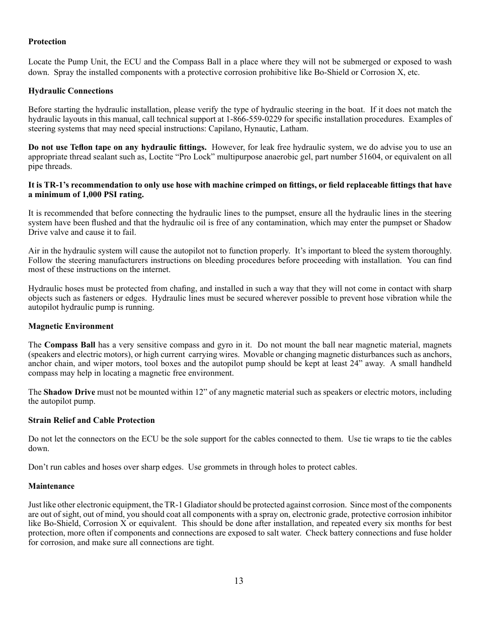 Garmin GLADIATOR TR-1 User Manual | Page 13 / 53