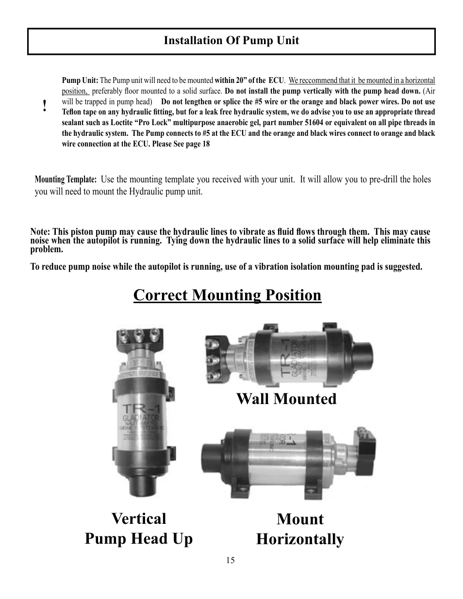Garmin GLADIATOR TR-1 User Manual | Page 15 / 53
