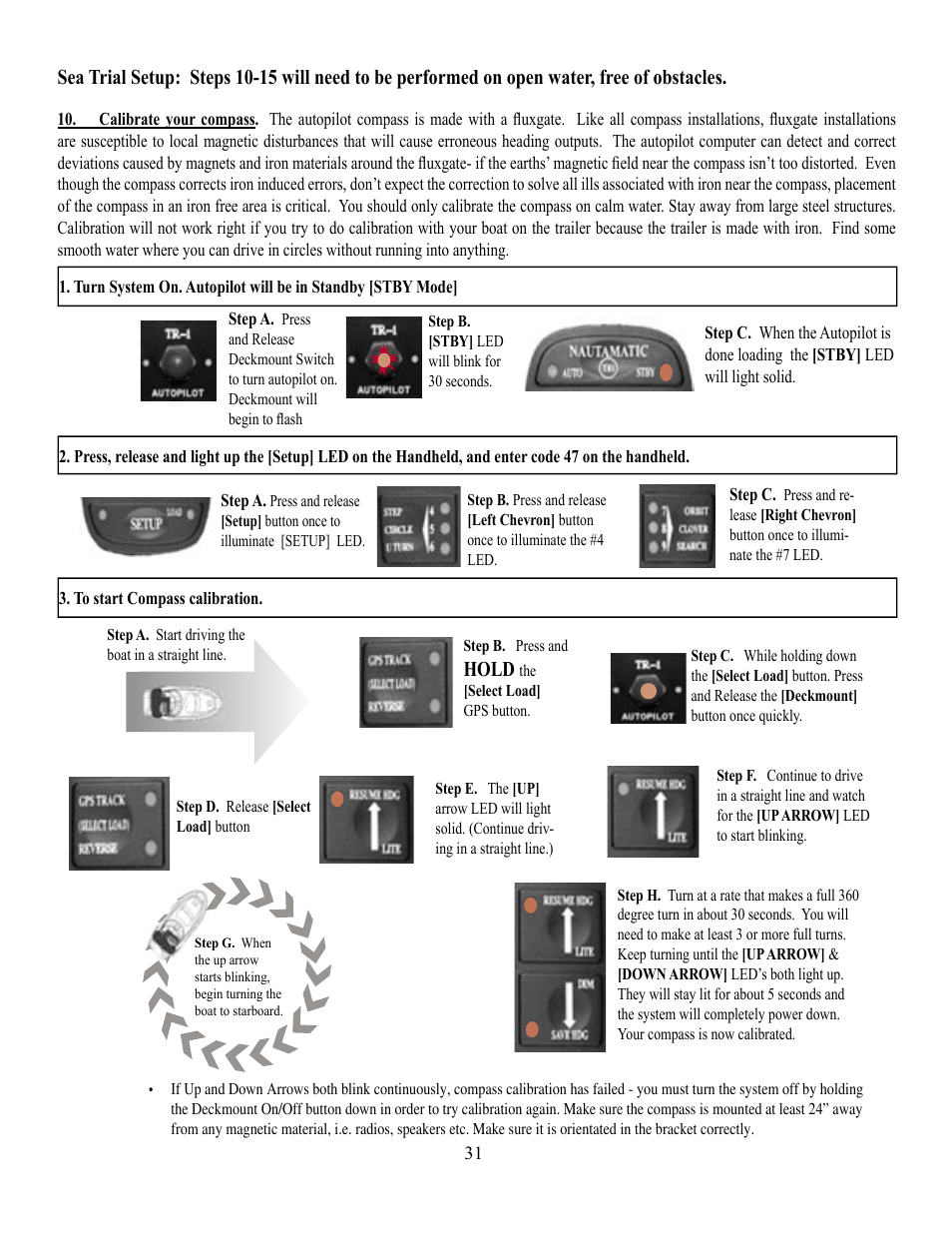 Hold | Garmin GLADIATOR TR-1 User Manual | Page 31 / 53