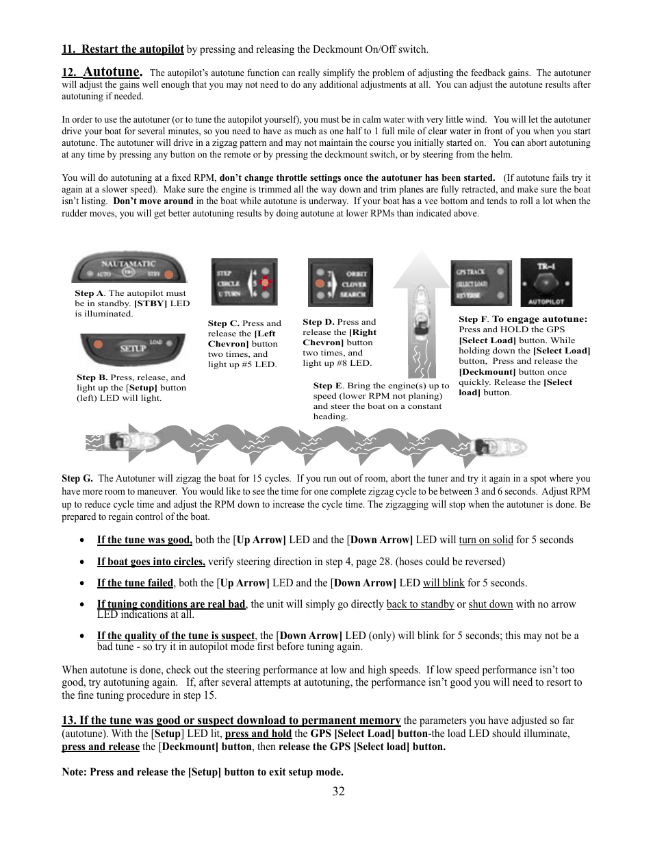 Autotune | Garmin GLADIATOR TR-1 User Manual | Page 32 / 53