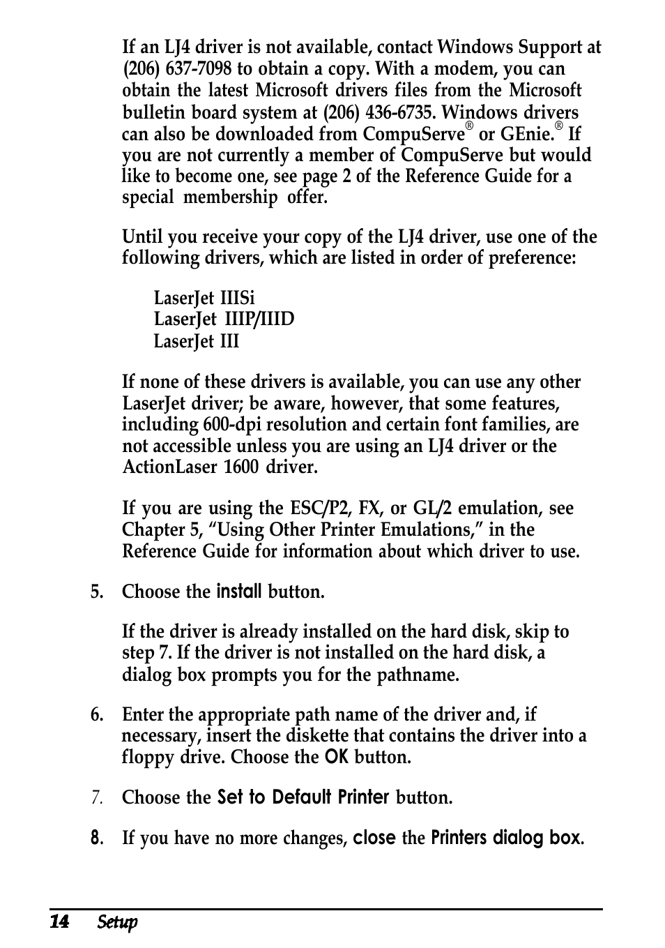 Epson ActionLaser 1600 User Manual | Page 18 / 26