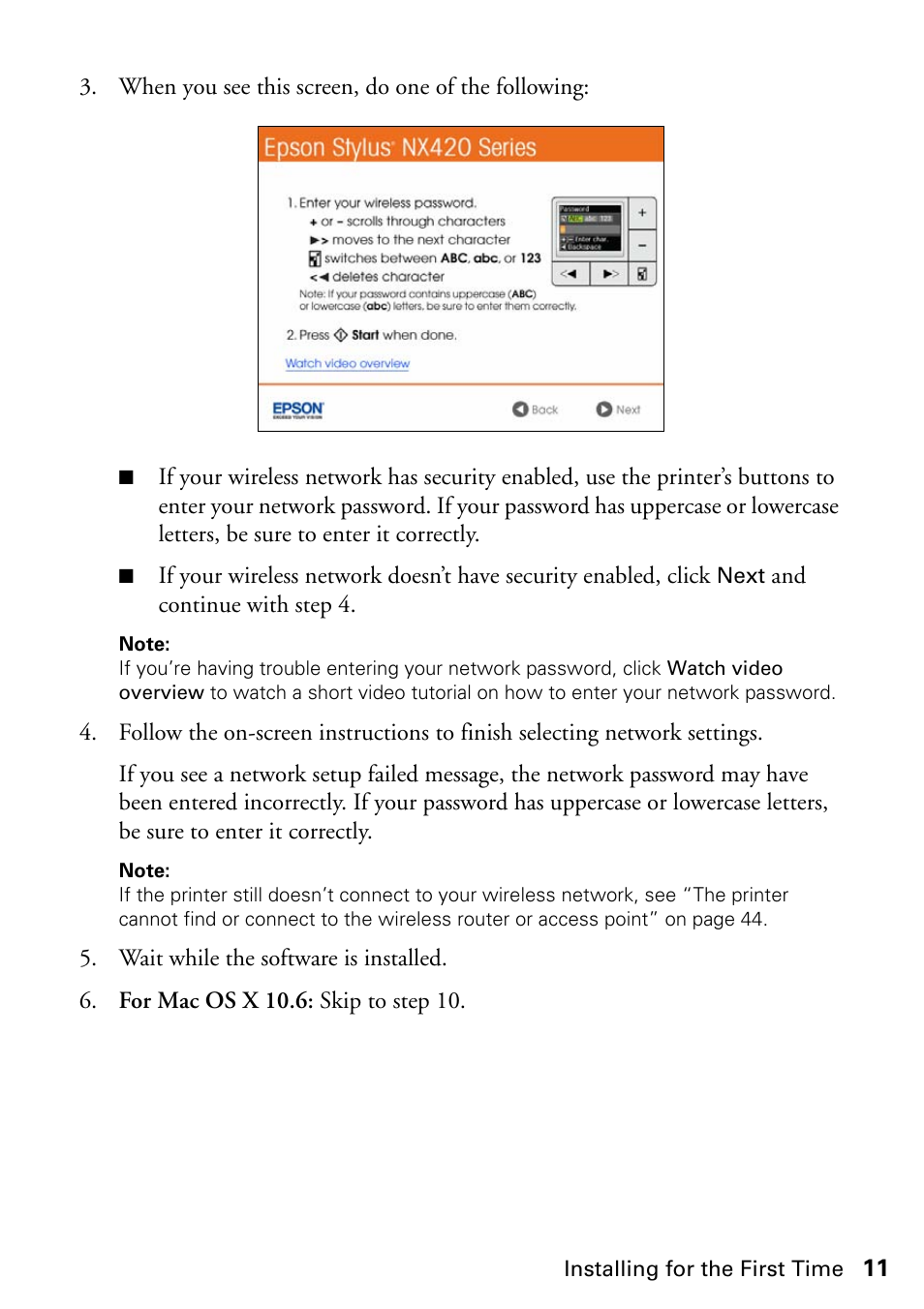 Epson Stylus NX420 User Manual | Page 11 / 56