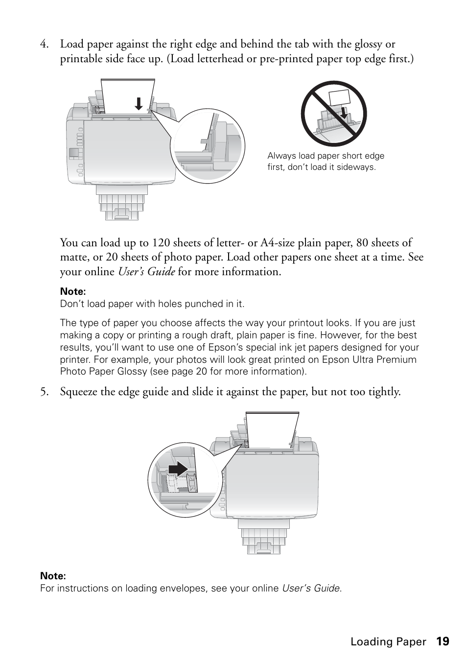 Epson Stylus NX420 User Manual | Page 19 / 56