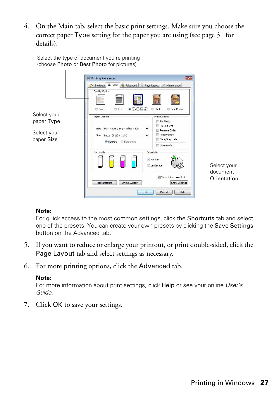 Epson Stylus NX420 User Manual | Page 27 / 56