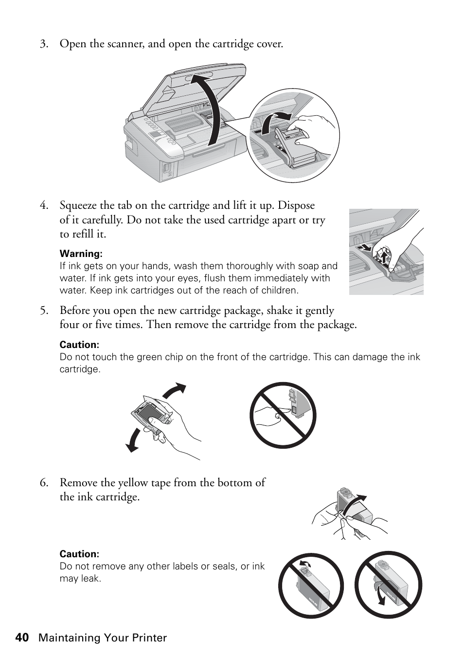 Epson Stylus NX420 User Manual | Page 40 / 56