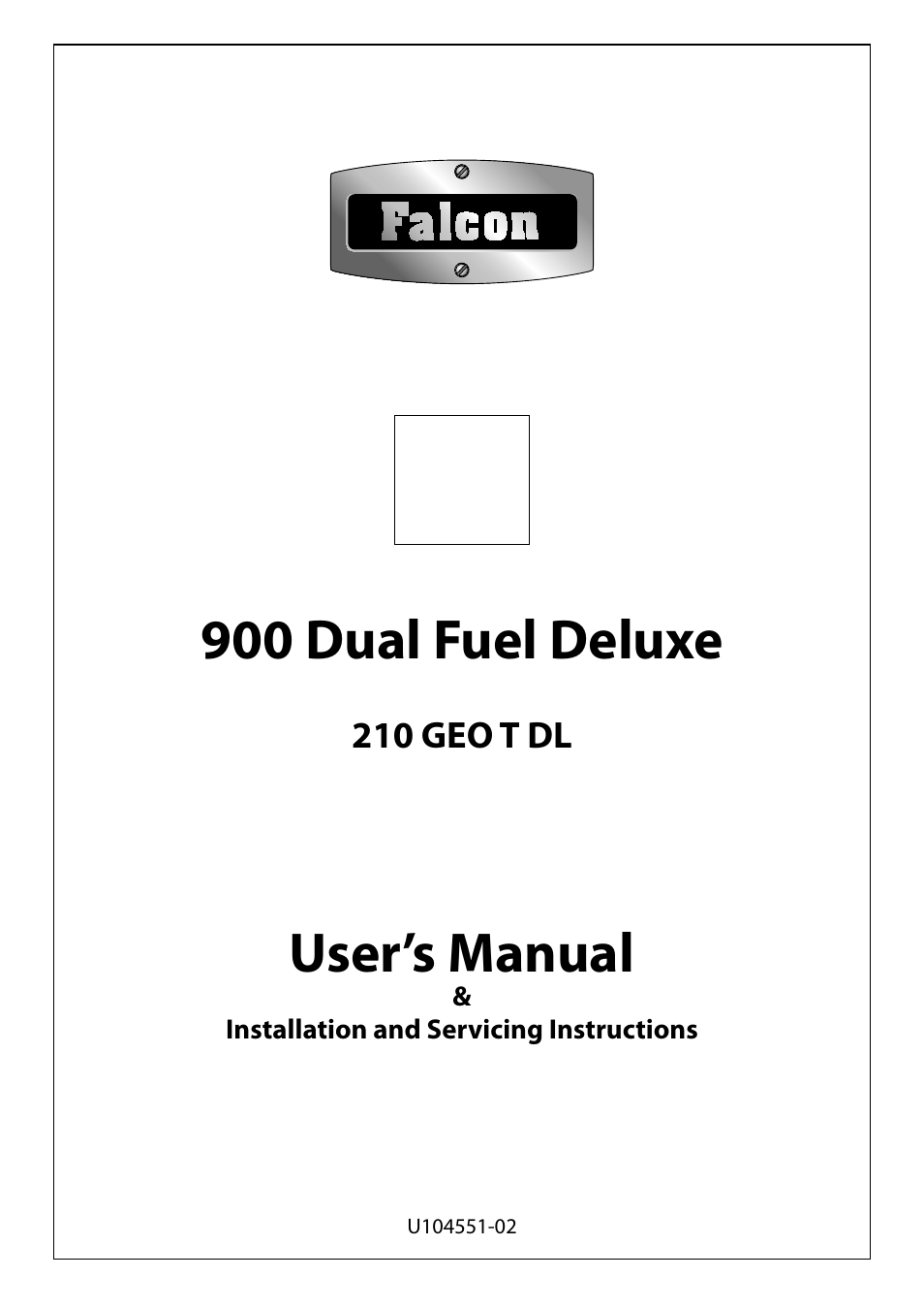 Falcon 210 GEO T DL User Manual | 36 pages
