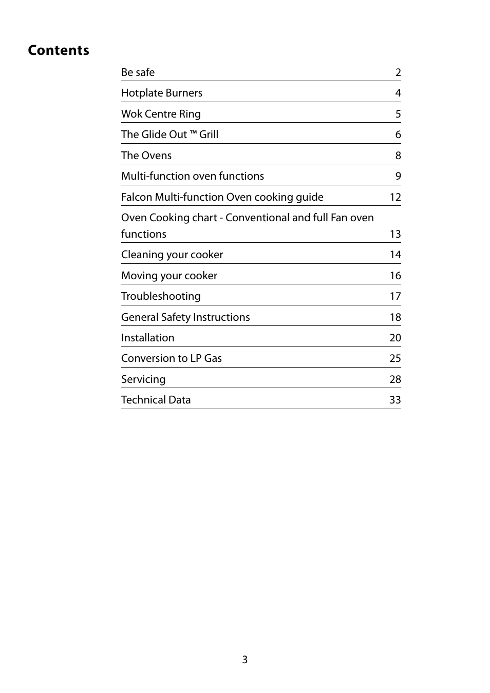 Falcon 210 GEO T DL User Manual | Page 3 / 36