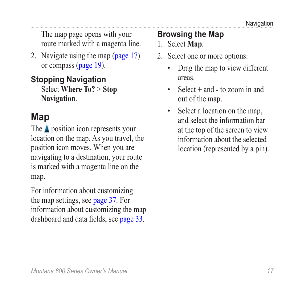 Garmin montana 600 User Manual | Page 21 / 70