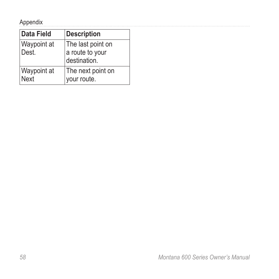 Garmin montana 600 User Manual | Page 62 / 70