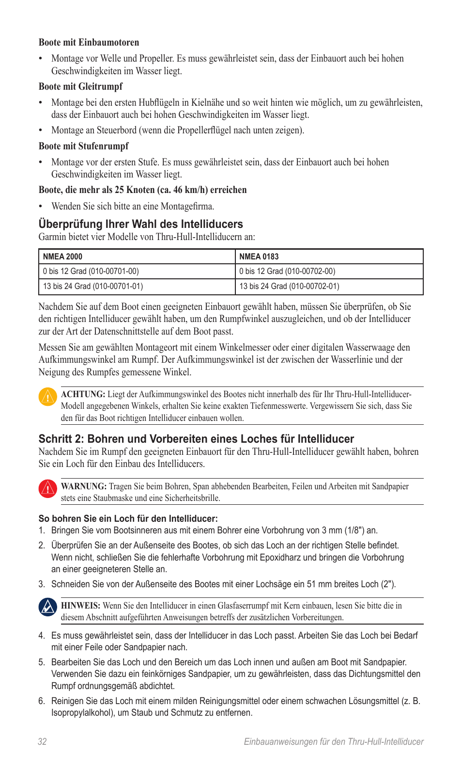 Überprüfung ihrer wahl des intelliducers | Garmin 190-00888-10 User Manual | Page 32 / 76