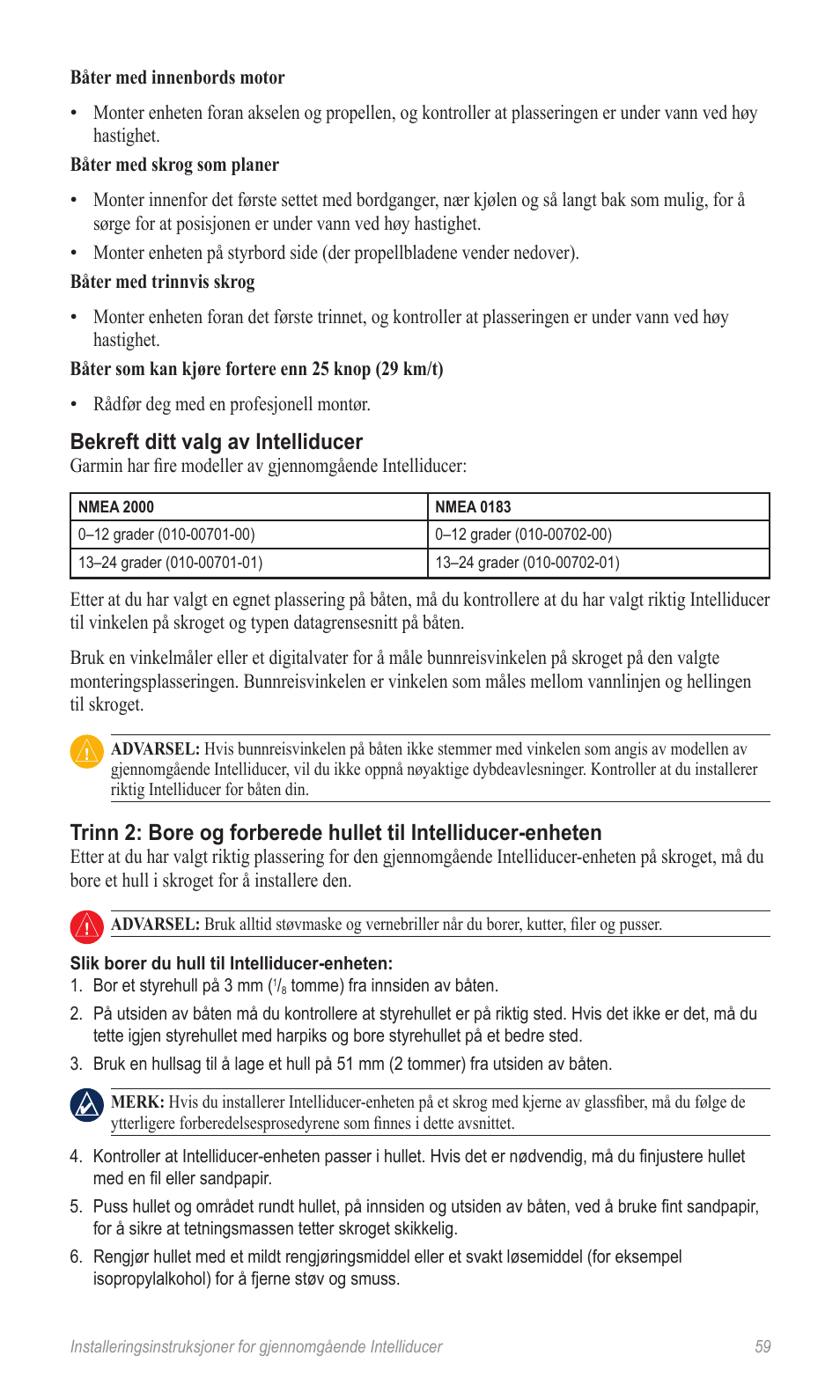 Bekreft ditt valg av intelliducer | Garmin 190-00888-10 User Manual | Page 59 / 76