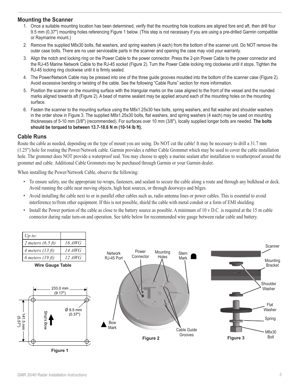 Garmin GMR 20/40 User Manual | Page 5 / 14