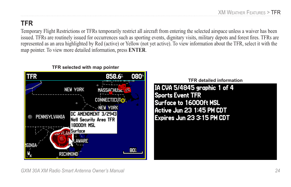 Garmin GXM 30A User Manual | Page 31 / 48