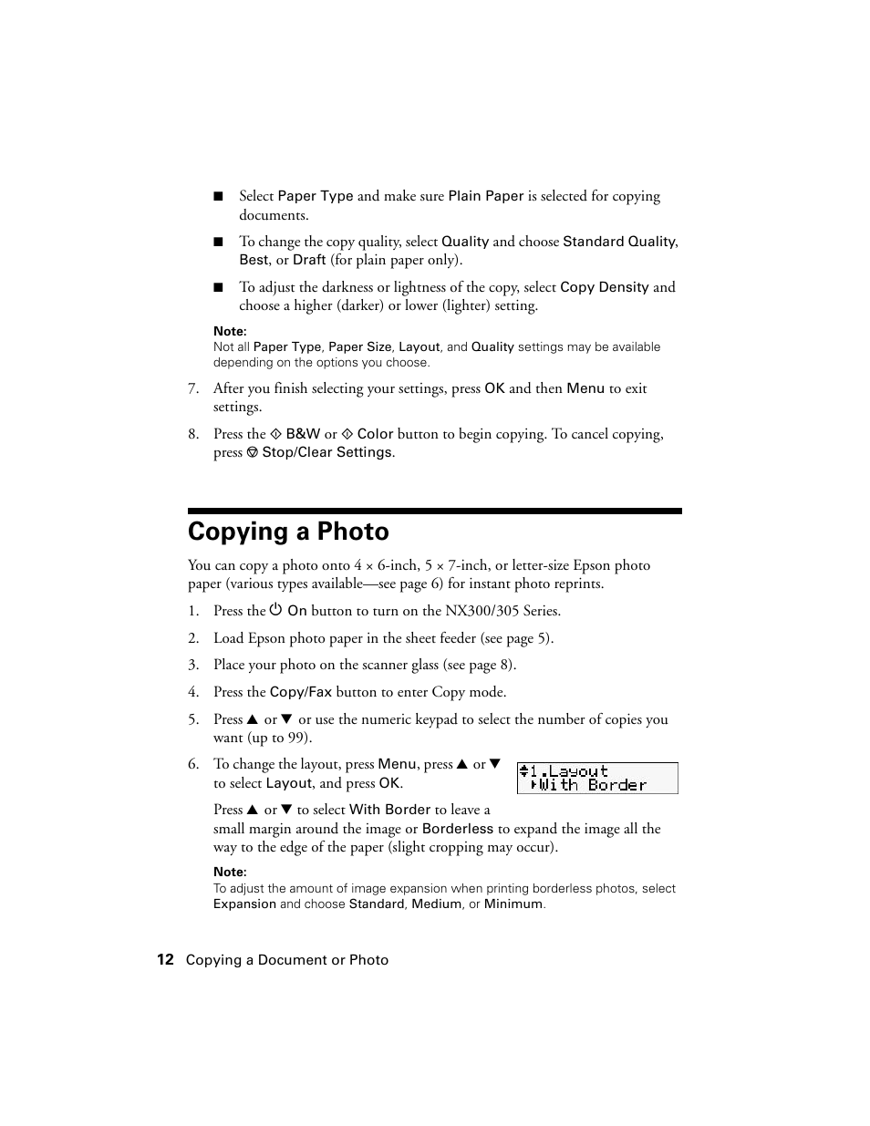 Copying a photo | Garmin STYLUS NX300 User Manual | Page 12 / 56