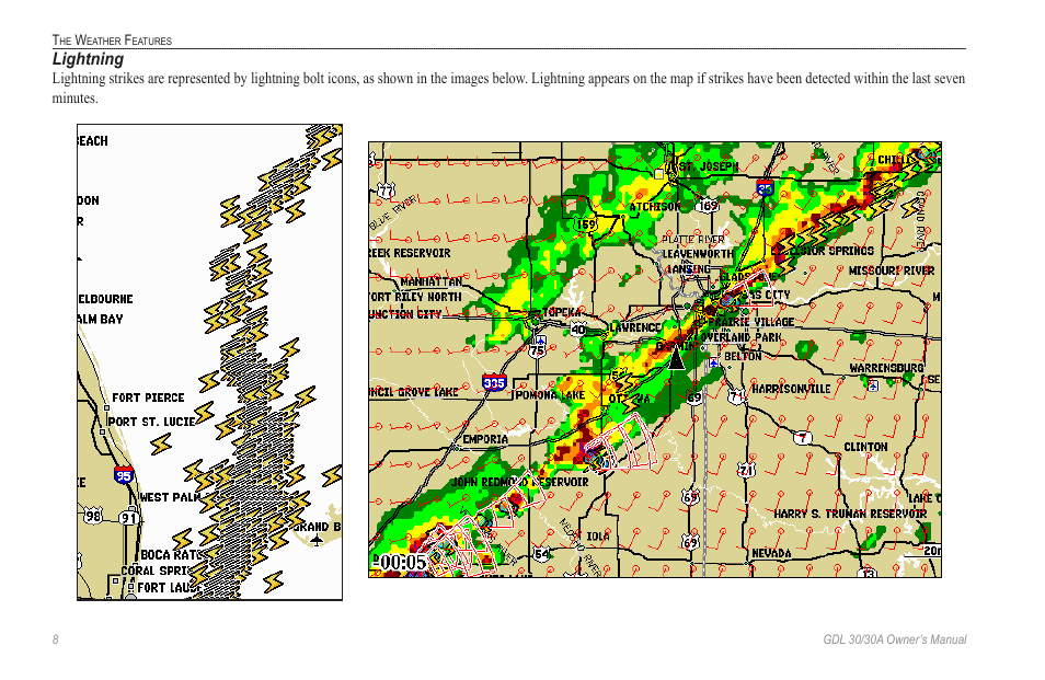 Lightning | Garmin GDL 30 User Manual | Page 12 / 34