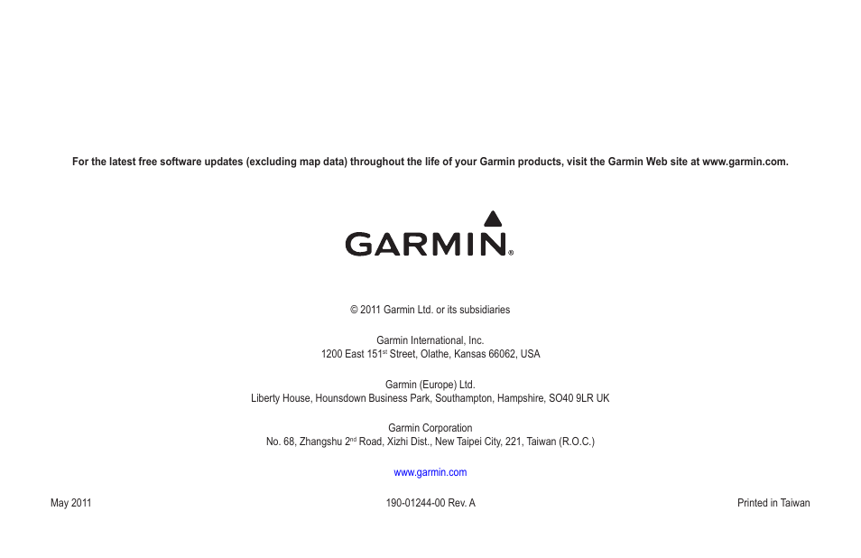 Garmin GPSMAP 400 Weather and XM Satellite Radio User Manual | Page 28 / 28