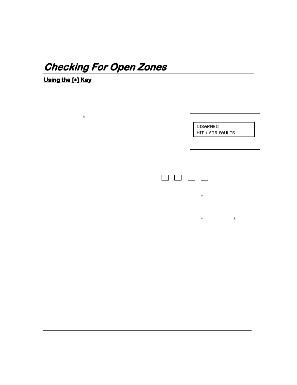 Checking for open zones | Garmin FA168CPS User Manual | Page 14 / 64